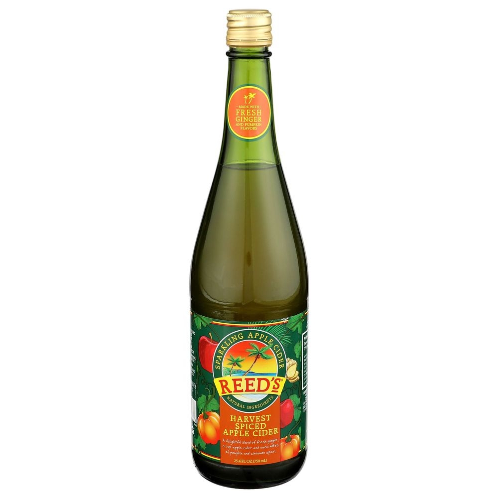Reeds Harvest Spiced Apple Cider, 25.4 Fluid Ounce -- 12 per case