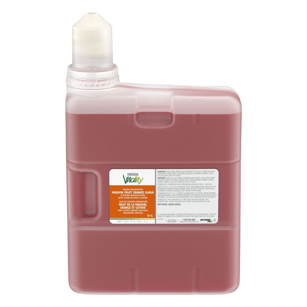 Nestle Vitality Orange Guava Passion Fruit Concentrate, 3 Liter -- 3 per case