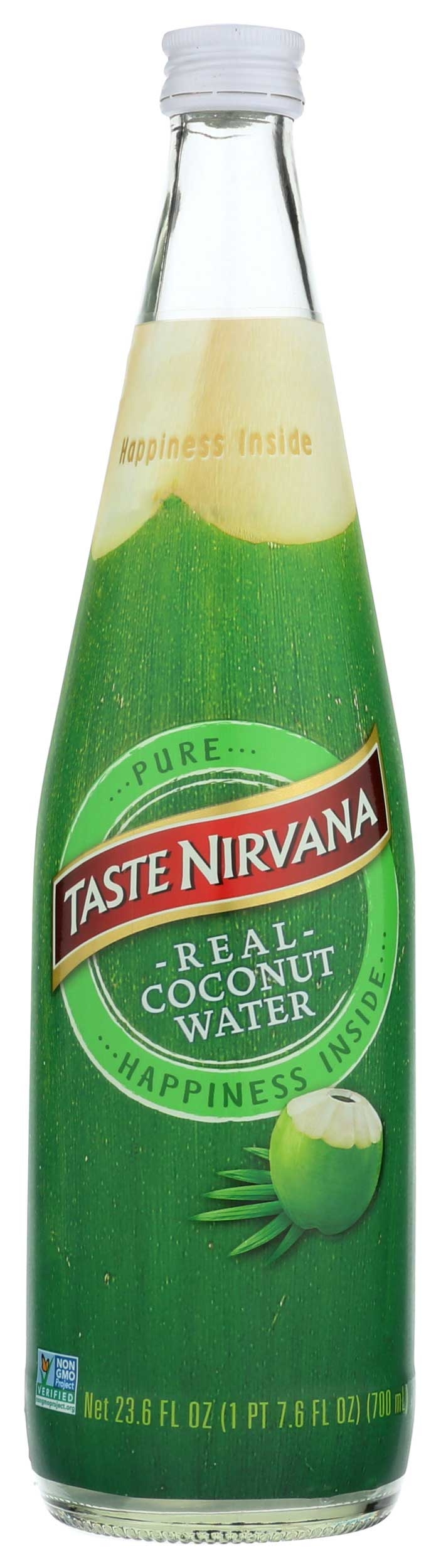Taste Nirvana Real Coconut Water, 23.6 Fluid Ounce -- 6 per case.