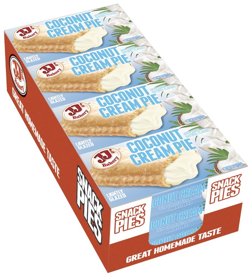 JJ Bakery Coconut Cream Pie, 4 Ounce -- 48 per case