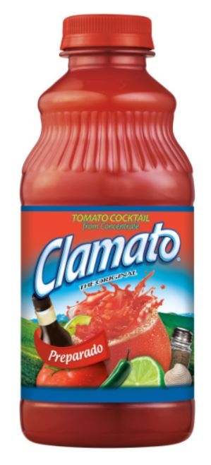 Clamato Preparado Tomato Cocktail, 32 Fluid Ounce Pet Bottle -- 12 per case.