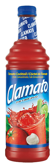 Clamato The Original Tomato Cocktail, 1 Liter Pet Bottle -- 6 per case.