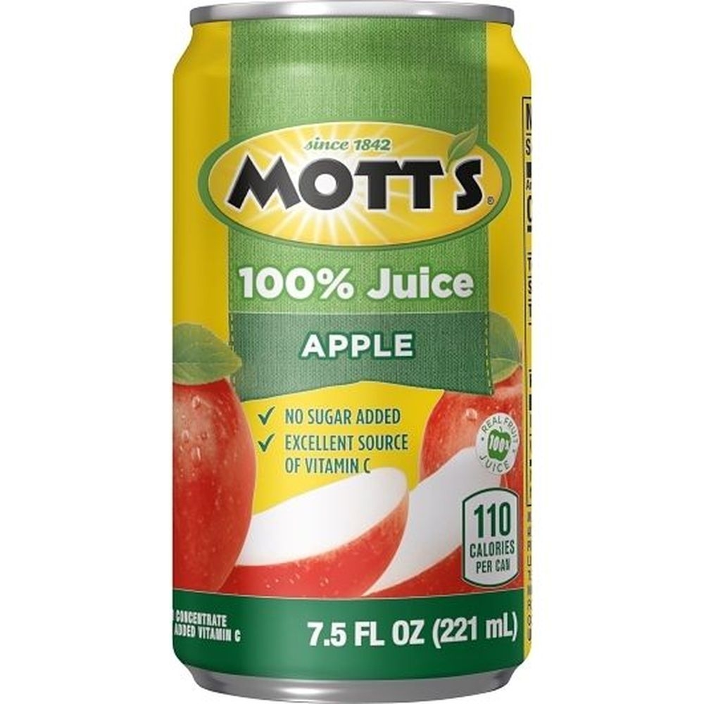 Motts Apple Juice, 7.5 Ounce -- 24 per case