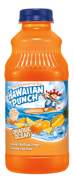 Hawaiian Punch - Orange Ocean, 32 Fluid Ounce -- 12 per case.