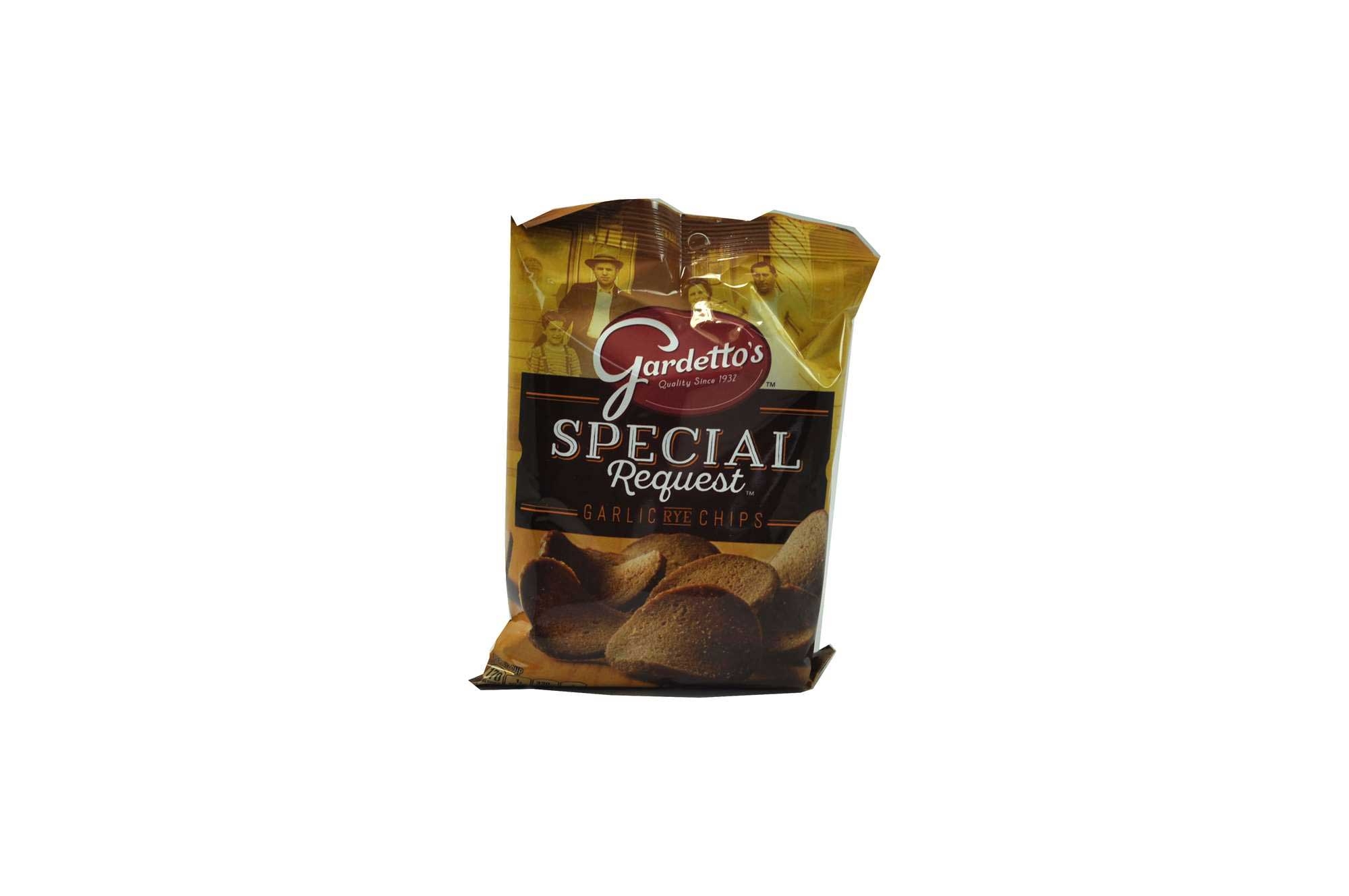 Gardettos Roasted Garlic Rye Chips, 4.75 Ounce -- 7 per case.