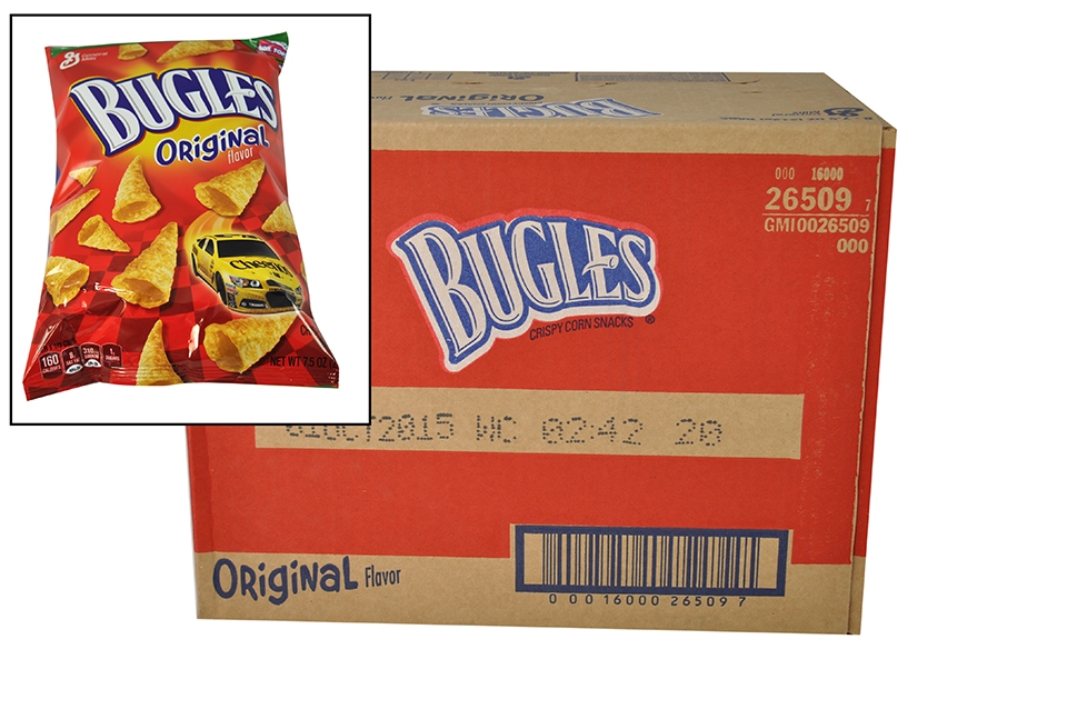 Bugles Original Snack, 7.5 Ounce -- 8 per case.