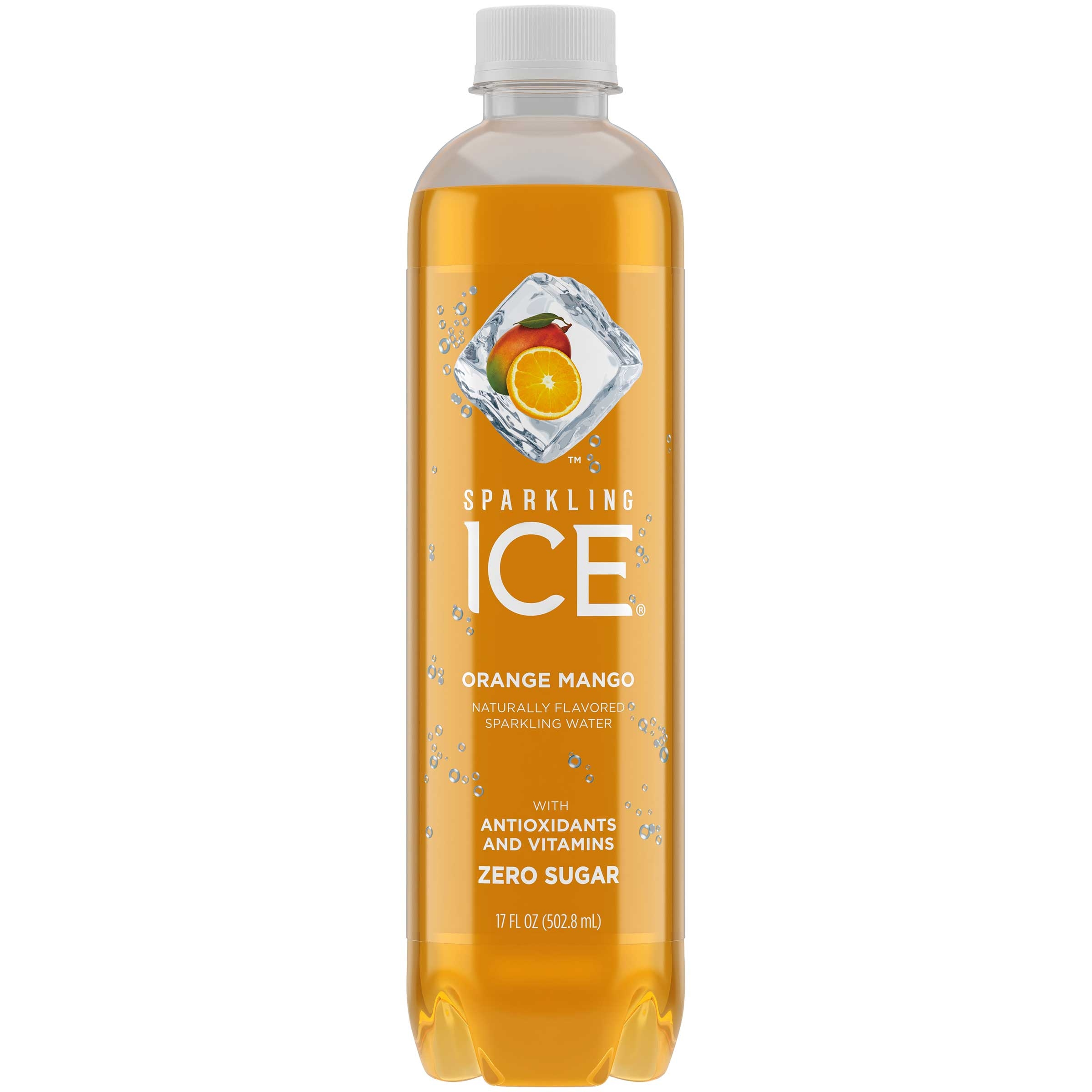 Sparkling Ice Orange Mango Beverage, 17 Ounce -- 12 per case.