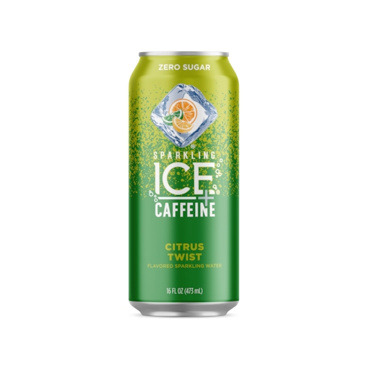 Sparkling Ice Plus Caffeine Citrus Twist, 16 Fluid Ounces, -- 12 per case