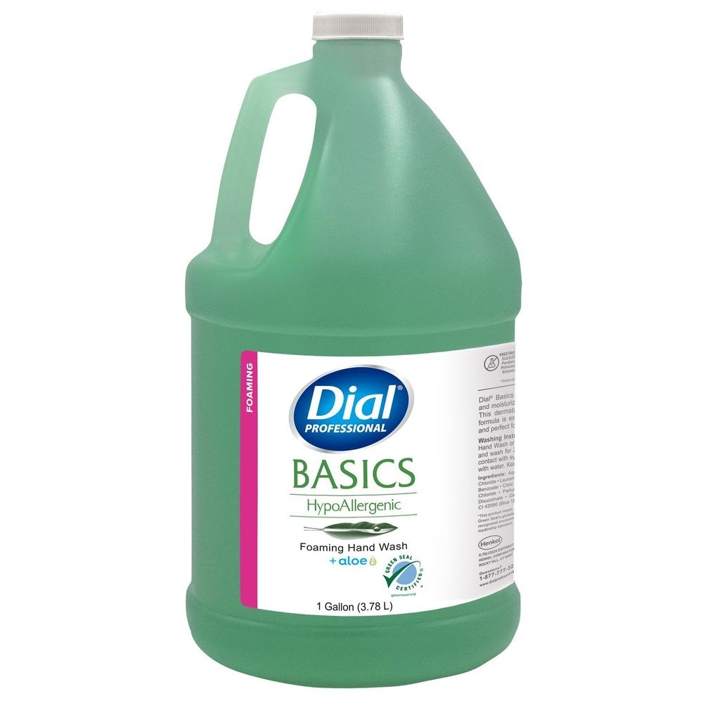Dial Pro Basics Hypoallergenic Foaming Hand Wash, 1 Gallon -- 4 per case.