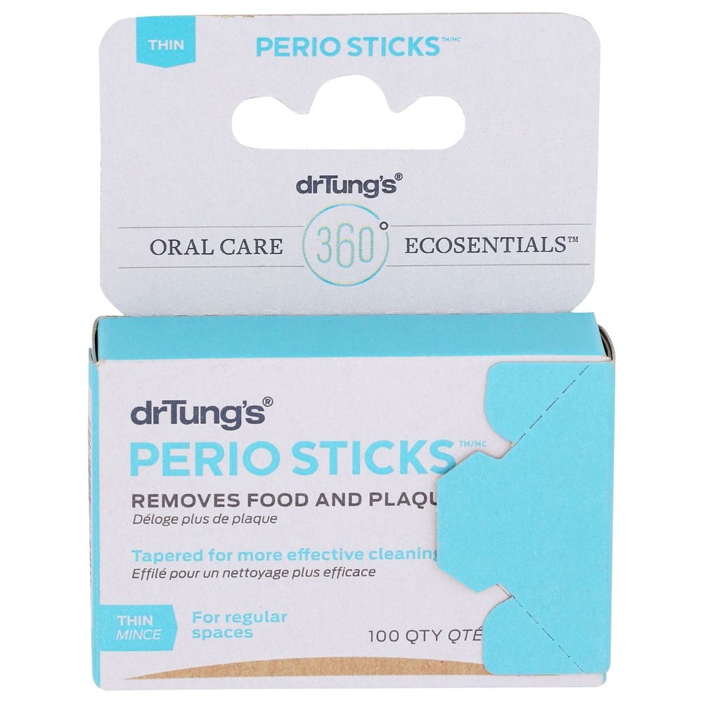 Dr. Tungs Thin Perio Sticks, 100 count -- 6 per case