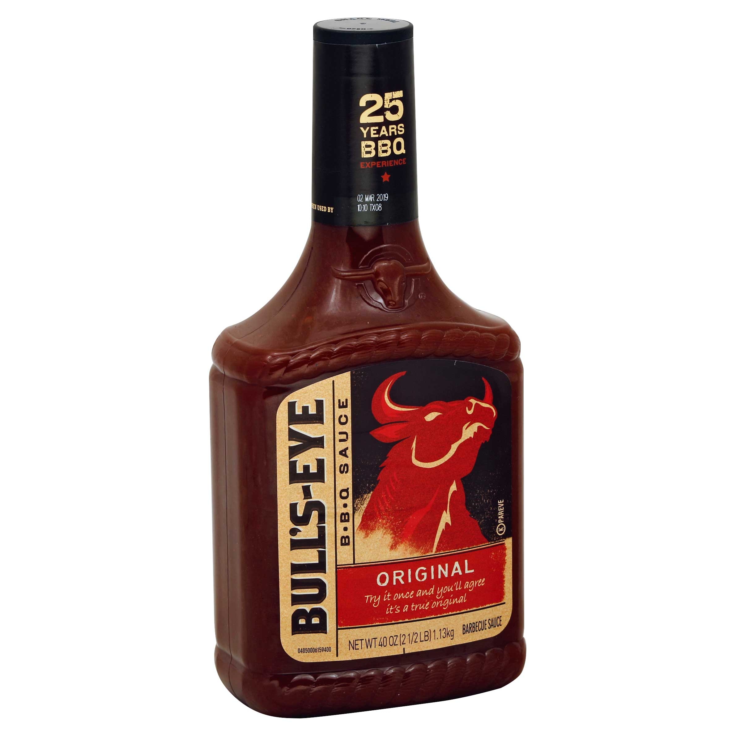 Bulls Eye Original Sauce, 40 Ounce -- 6 Case
