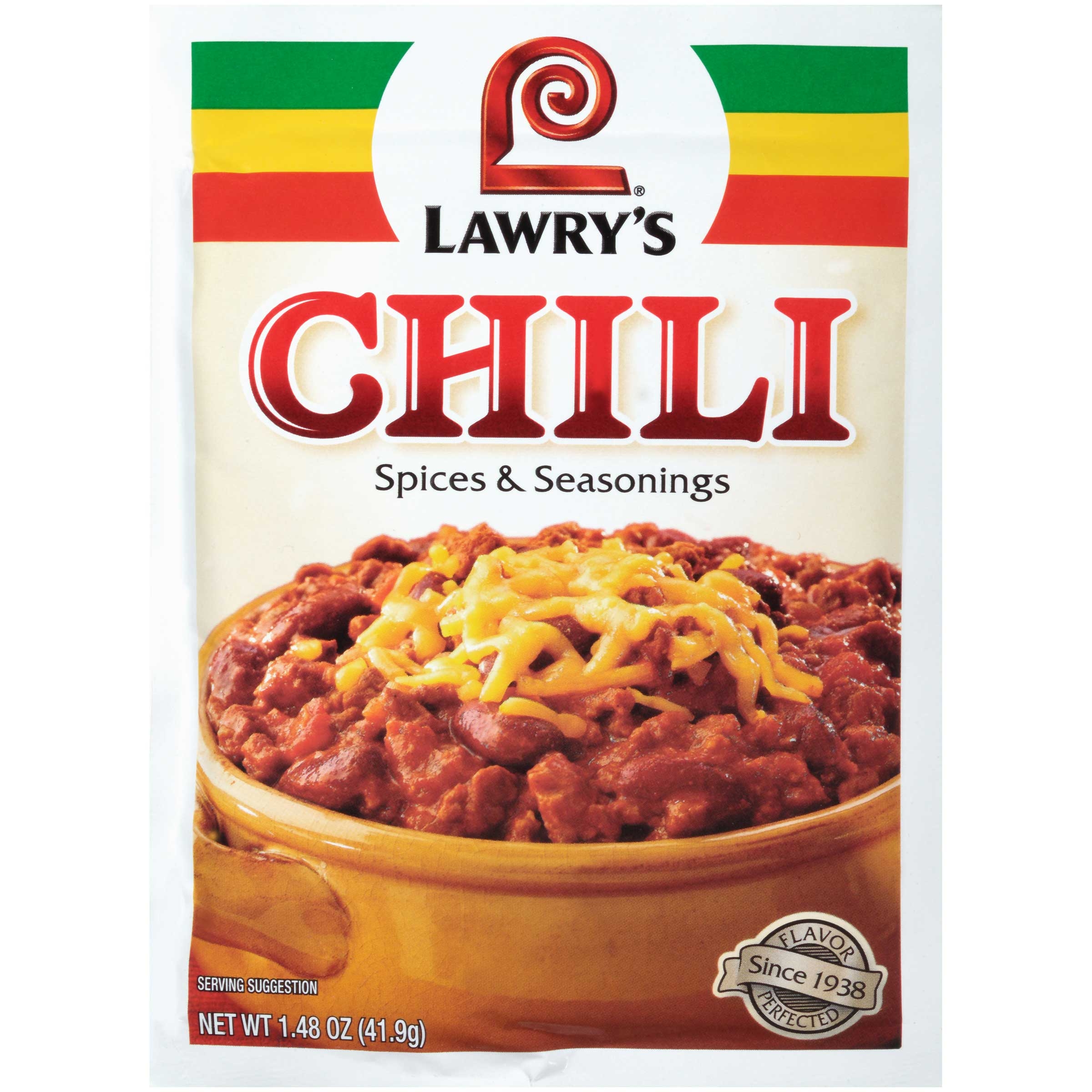 Lawrys Chili Seasoning Mix, 1.48 Ounce -- 12 per case.