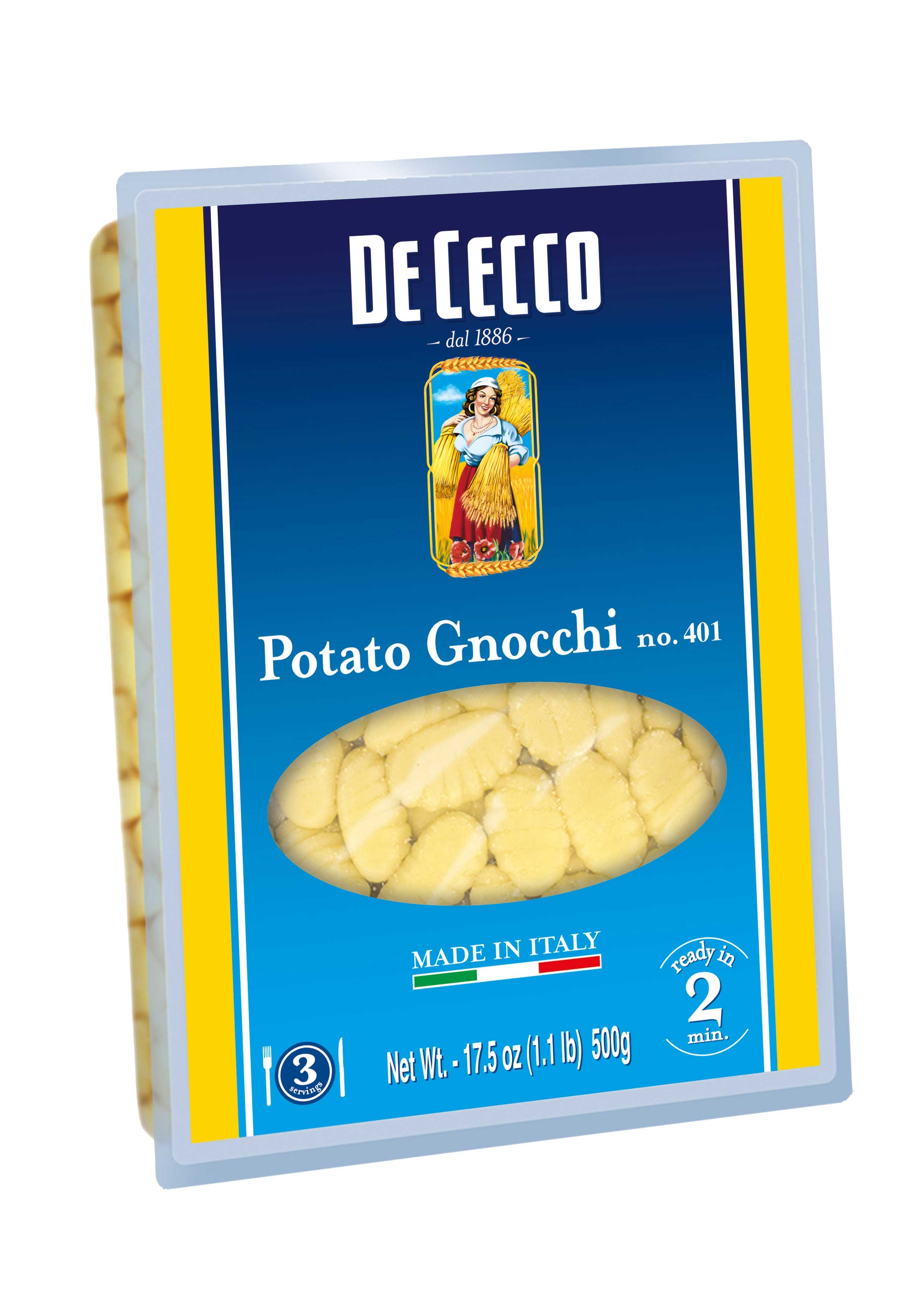 De Cecco Pasta Potato Gnocchi, 1.1 Pound -- 12 boxes per case