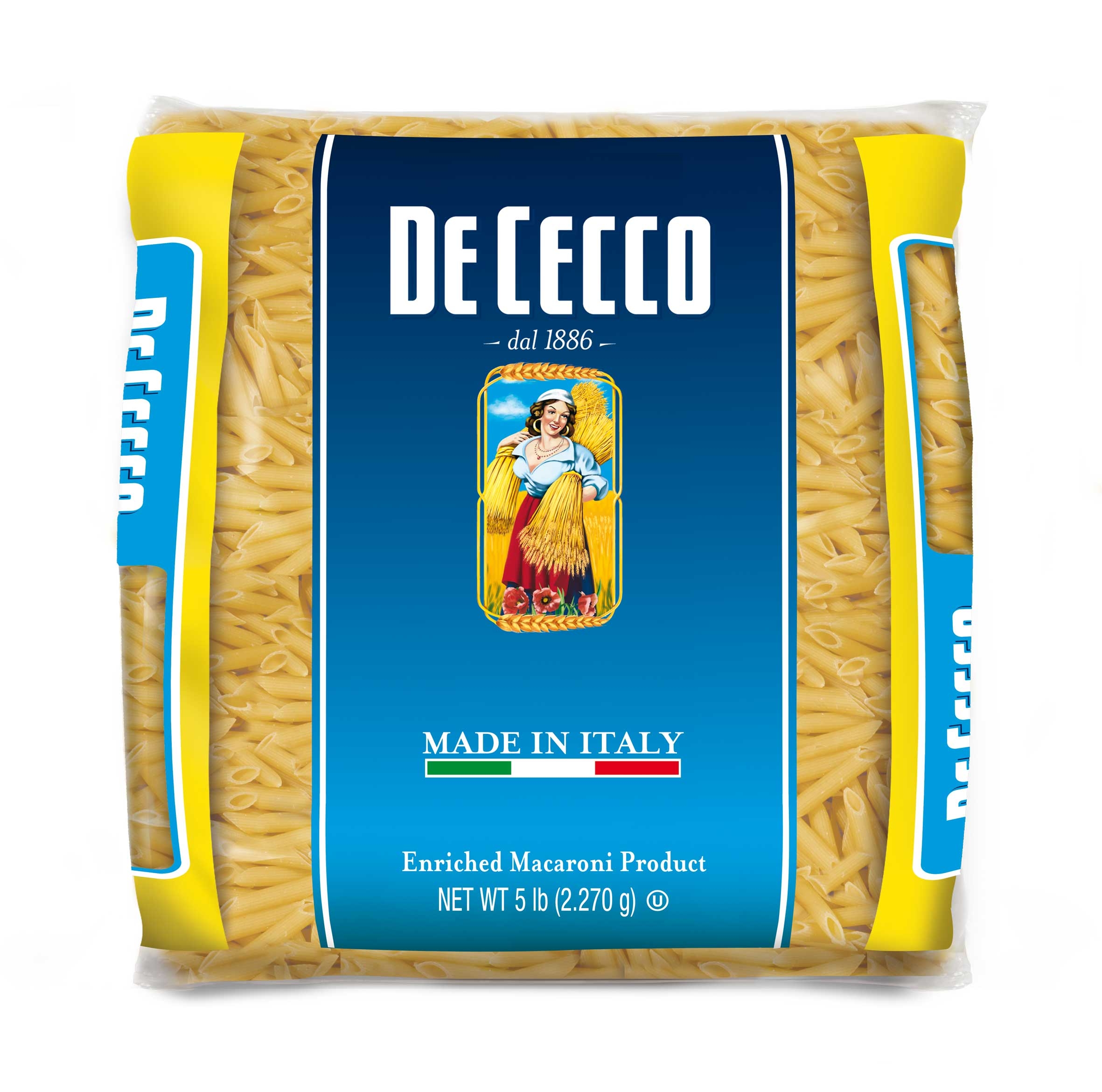 De Cecco No 41 Penne Rigate, 5 Pound Bag -- 4 per case
