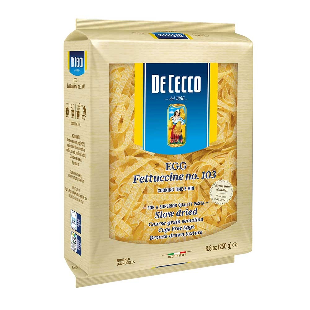 De Cecco No 103 Egg Fettuccini, 8.8 Ounce -- 12 per case