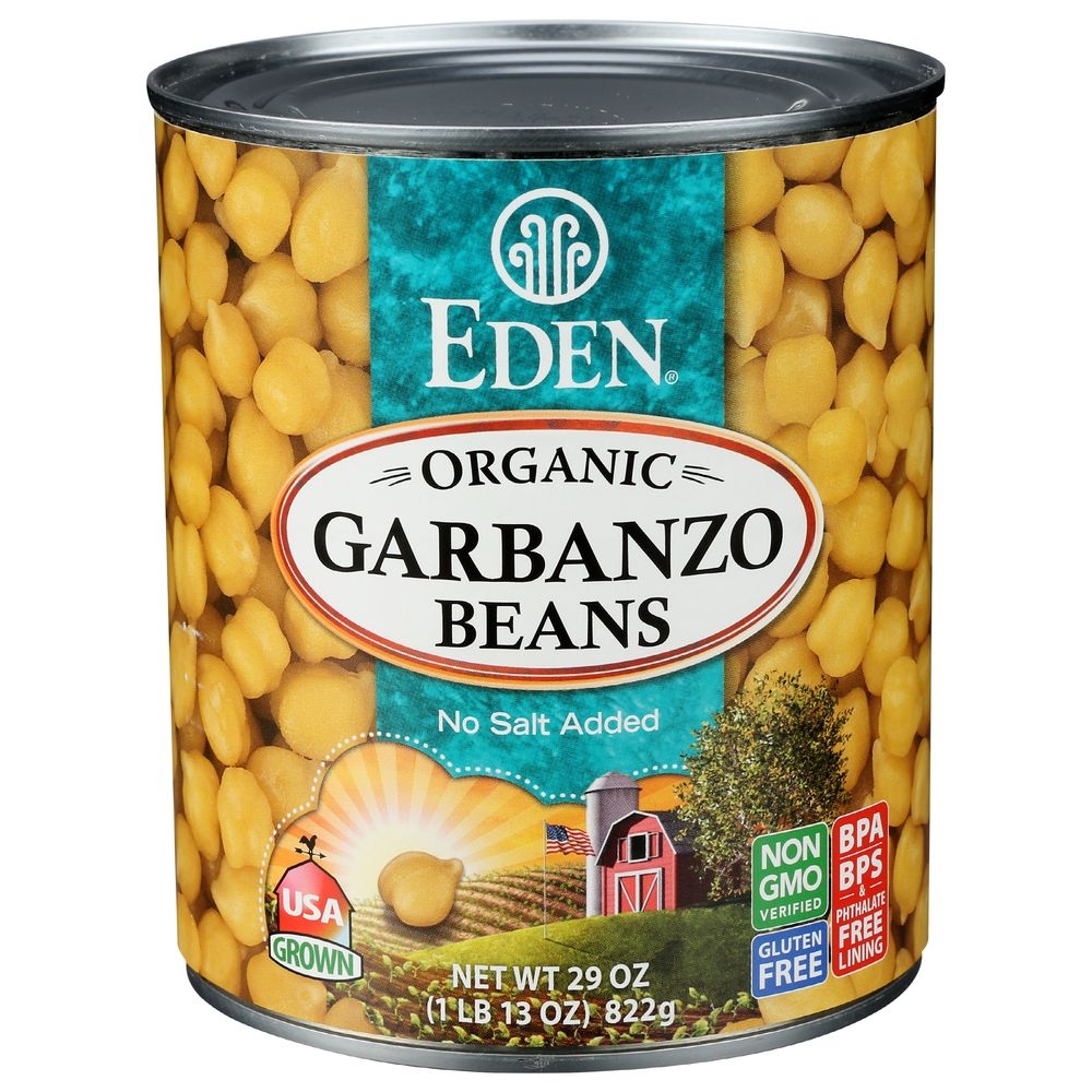 Eden Foods Organic Garbanzo Beans, 29 Ounce Can -- 12 per case.