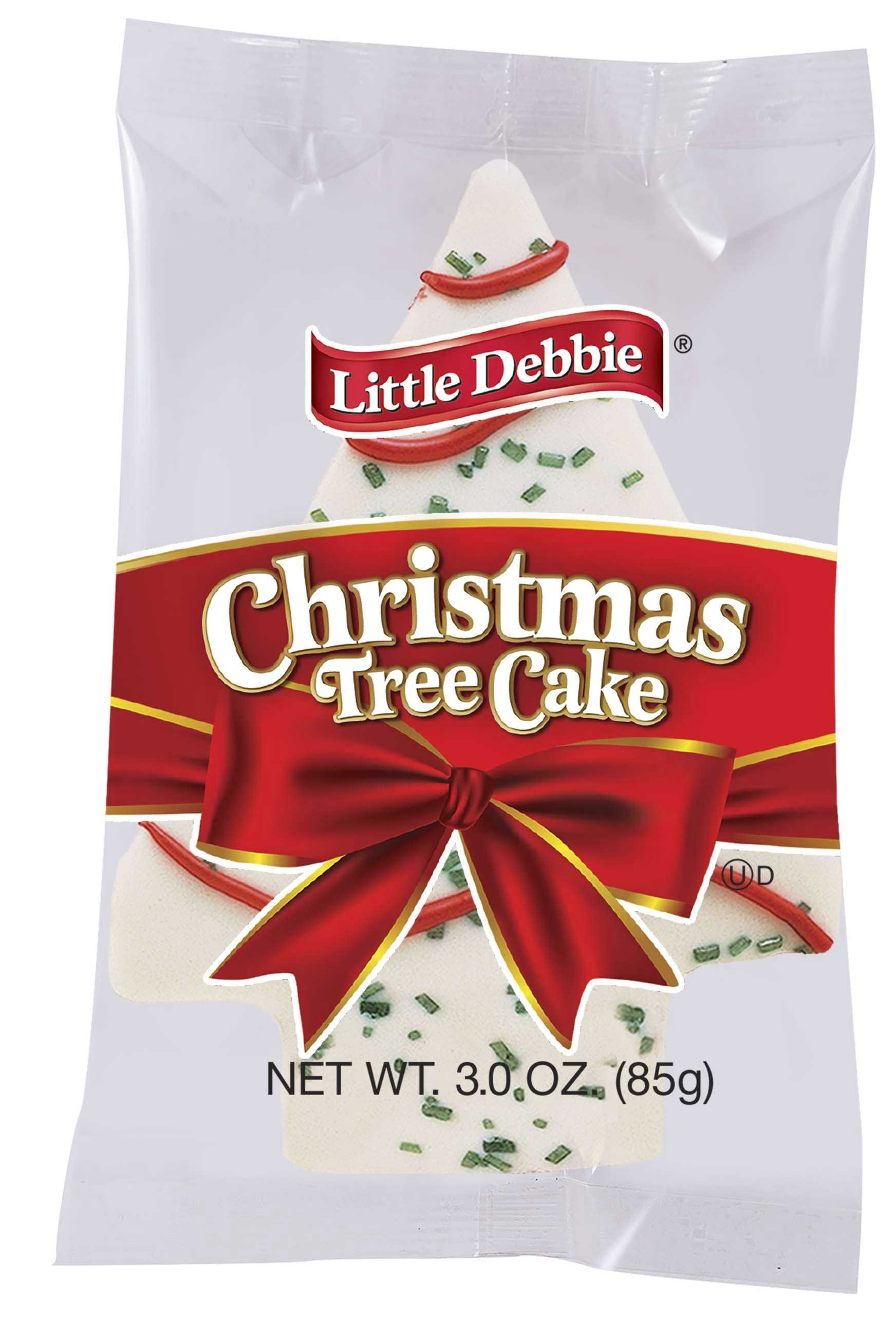 Little Debbie Vanilla Christmas Tree Cakes, 3 Ounce -- 72 per case
