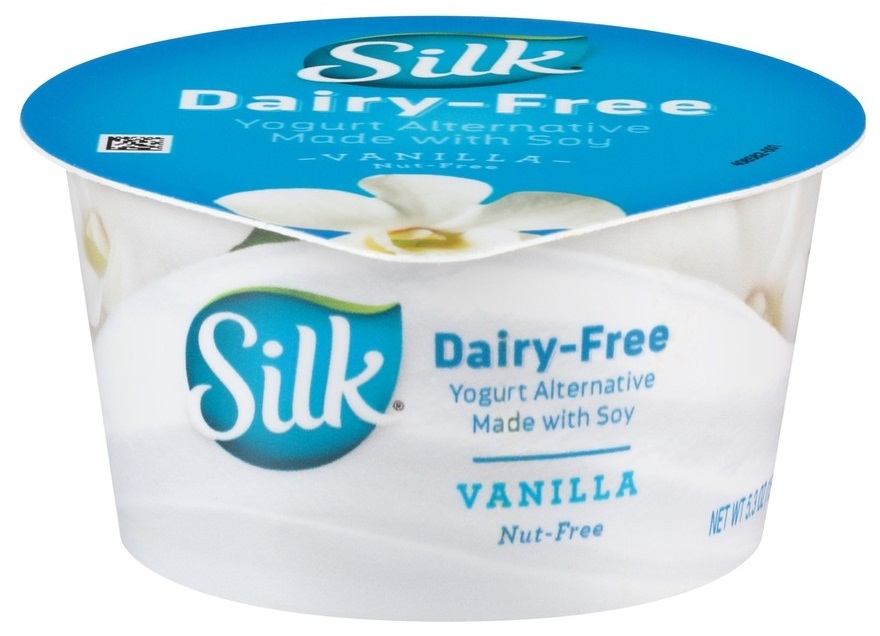 Silk Cultured Vanilla Soy Yogurt Alternative, 5.3 Ounce -- 8 per case.