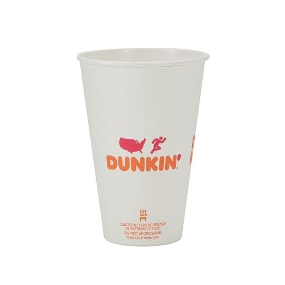 Dunkin Paper Cup, 16 Ounce -- 20 per case