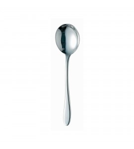 Chef and Sommelier Lazzo 18/10 Stainless Steel Soup Spoon, 6 7/8 inch -- 36 per case.