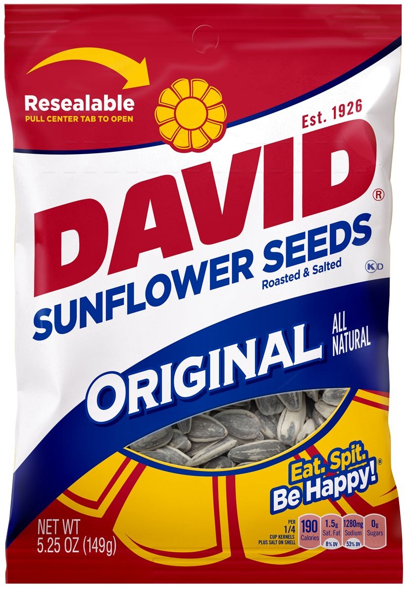 Conagra David Original Sunflower Seed, 5.25 Ounce -- 12 per case