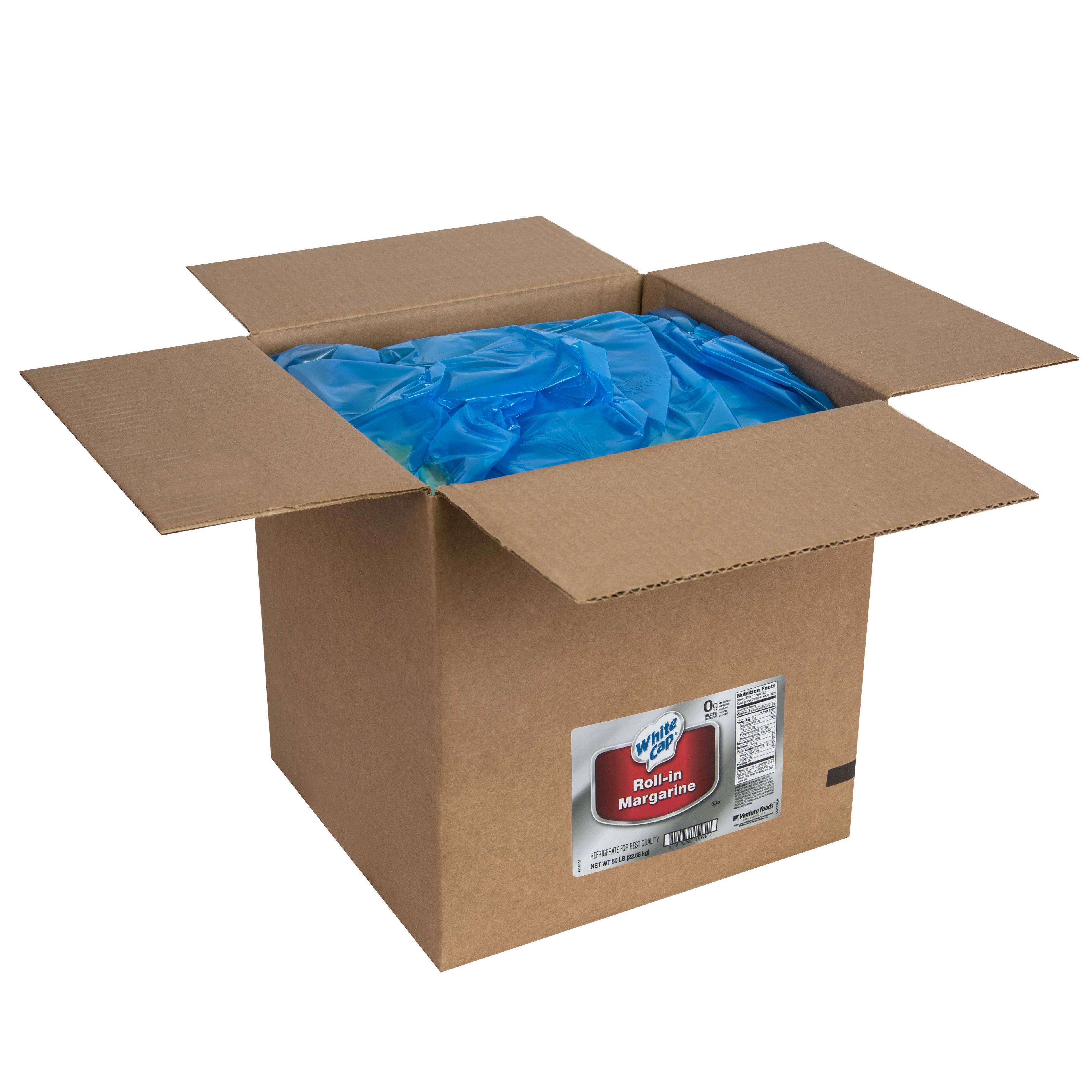 White Cap Bakers Roll in Margarine, 50 Pound.