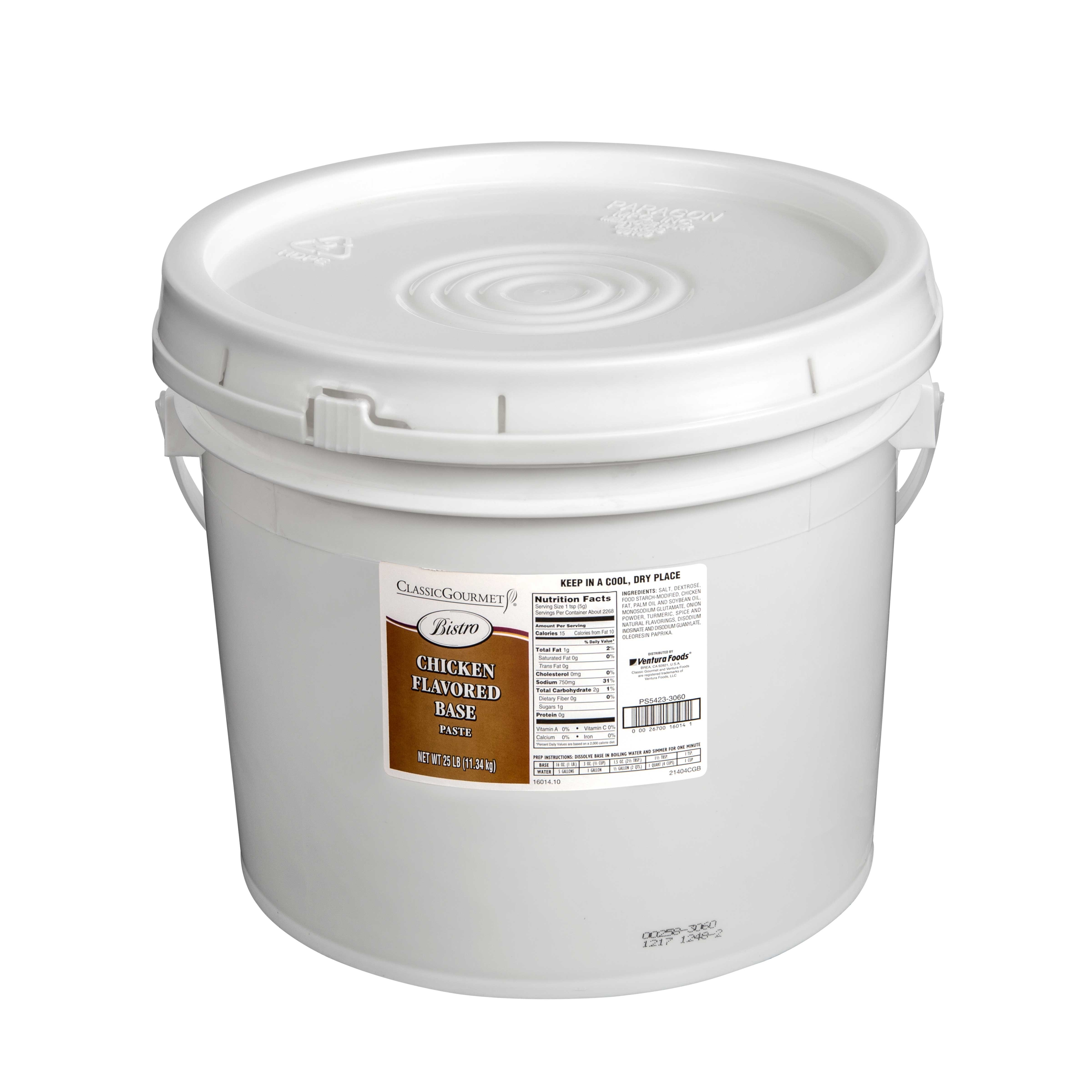 Classic Gourmet Bistro Chicken Flavor Base, 25 Pound.
