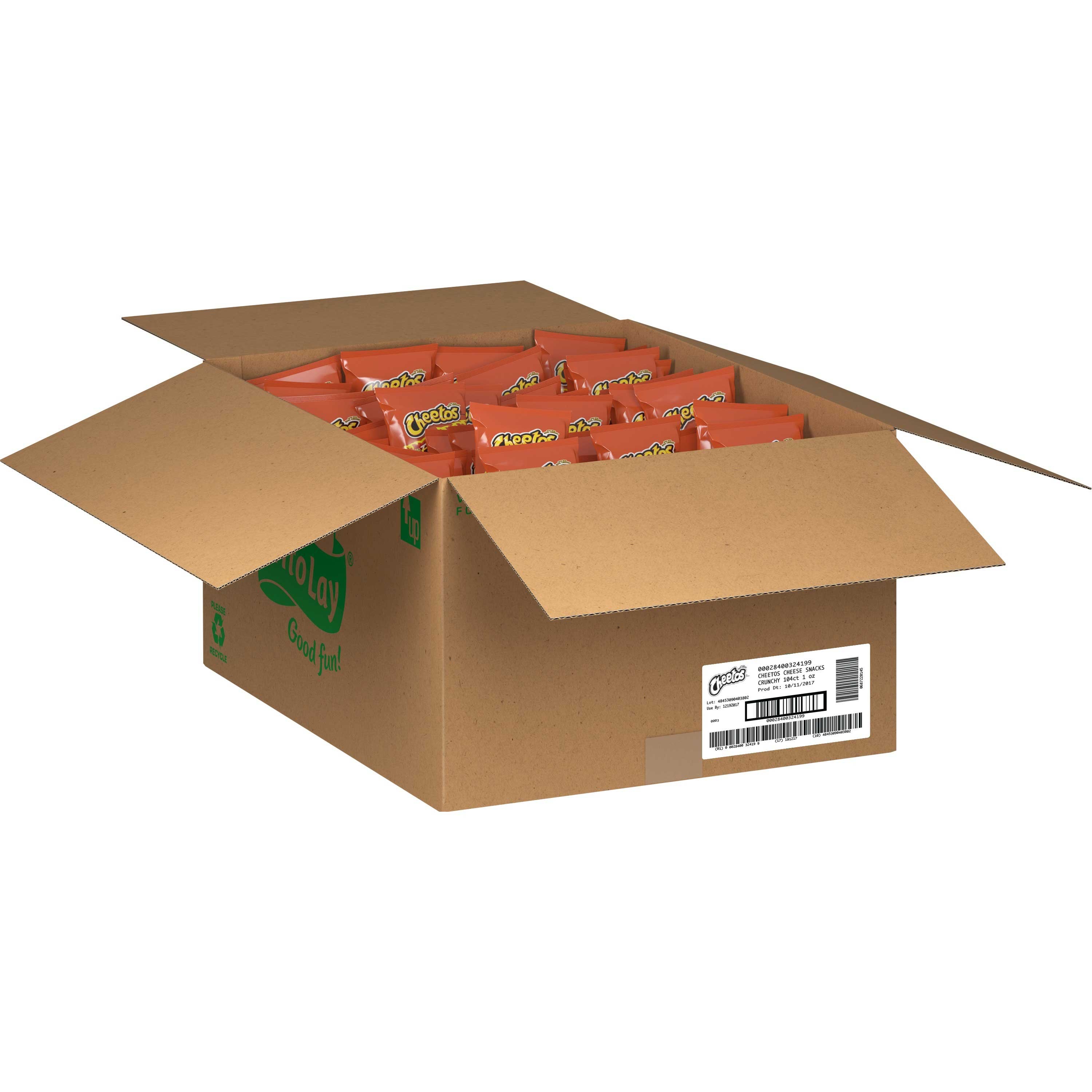 Cheetos Crunchy Cheetos, 1 Ounce -- 104 per case.