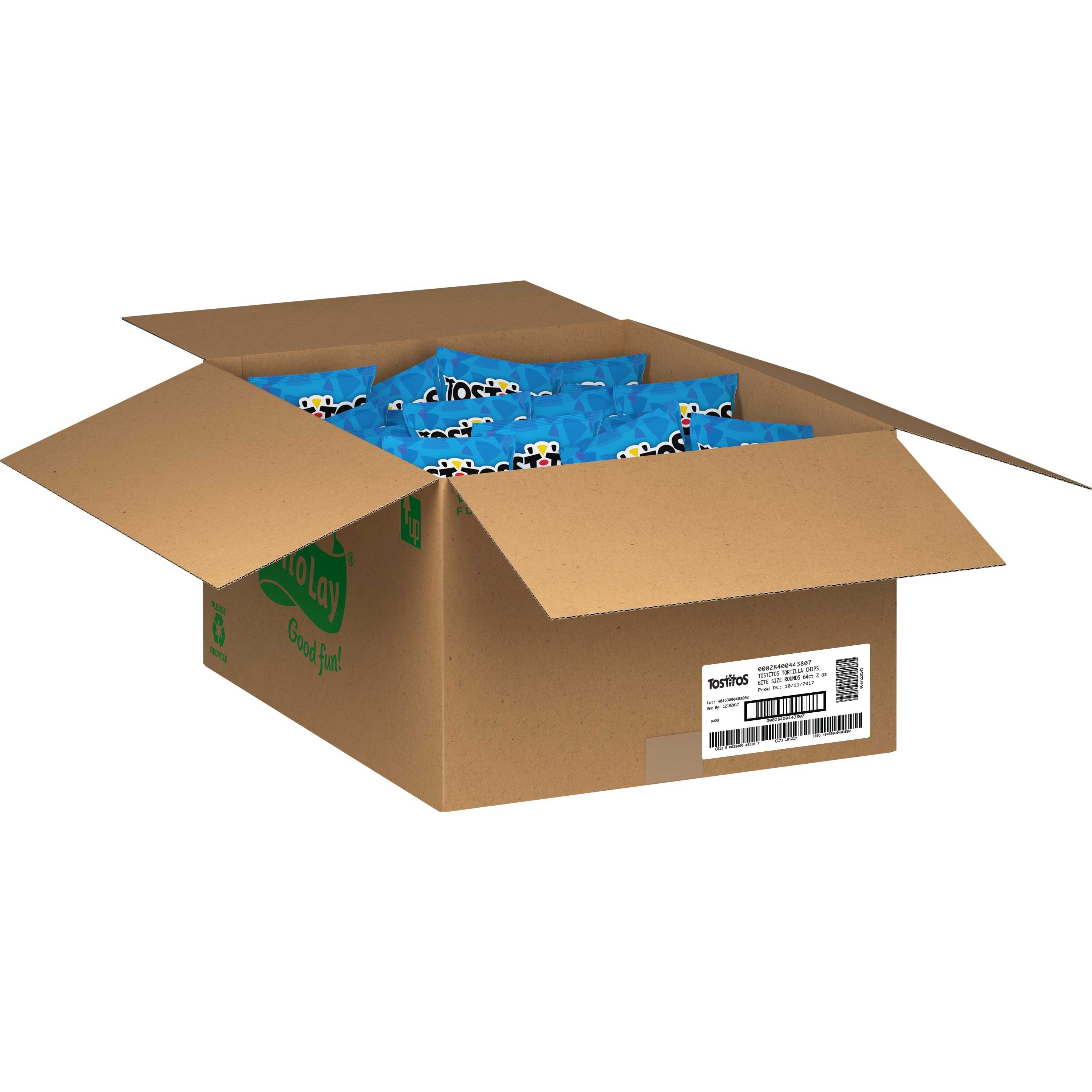Tostitos Bite Size Tortilla Chips, 2 Ounce -- 64 per case.