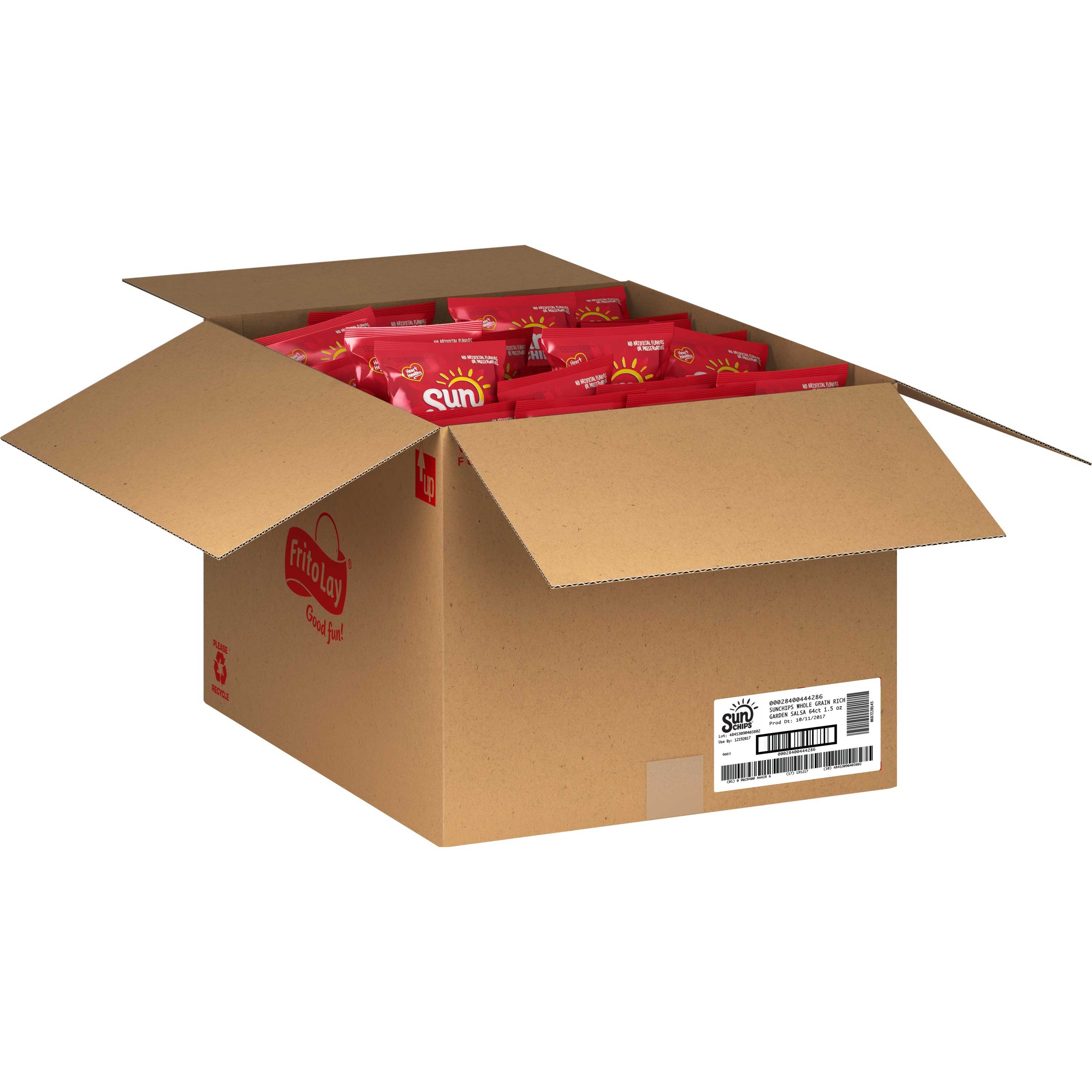 Sun Chips Garden Salsa Whole Grain Chips, 1.5 Ounce -- 64 per case.