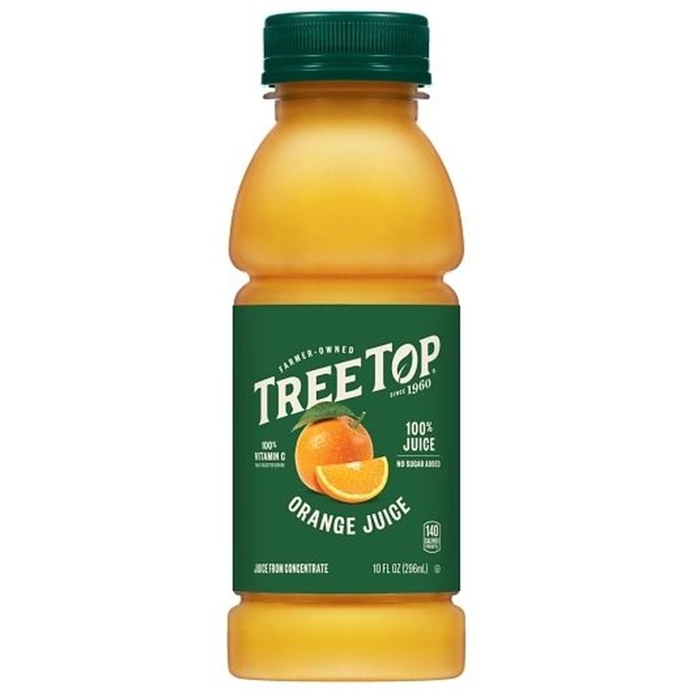 Tree Top 100 Percent Orange Juice, 10 Fluid Ounce - 24 per case