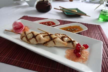 Cuisine Innovations Chefs Choice Chicken Breast Skewer -- 100 per case.