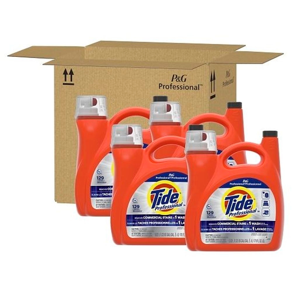 Tide Professional He Original 129 Load Laundry Detergent Liquid, 170 Ounce -- 4 per case