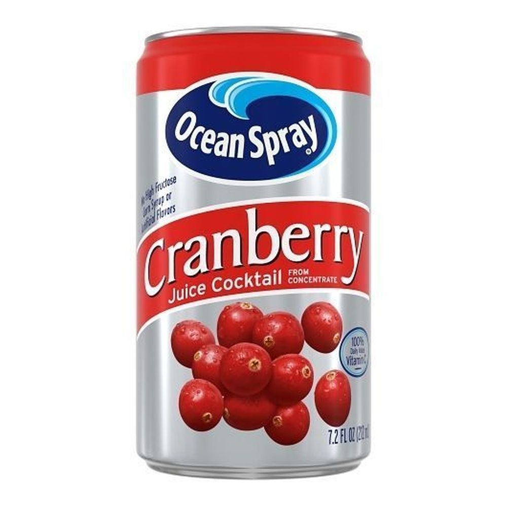 Ocean Spray Cranberry Juice Cocktail, 7.2 Fluid Ounce -- 24 per case