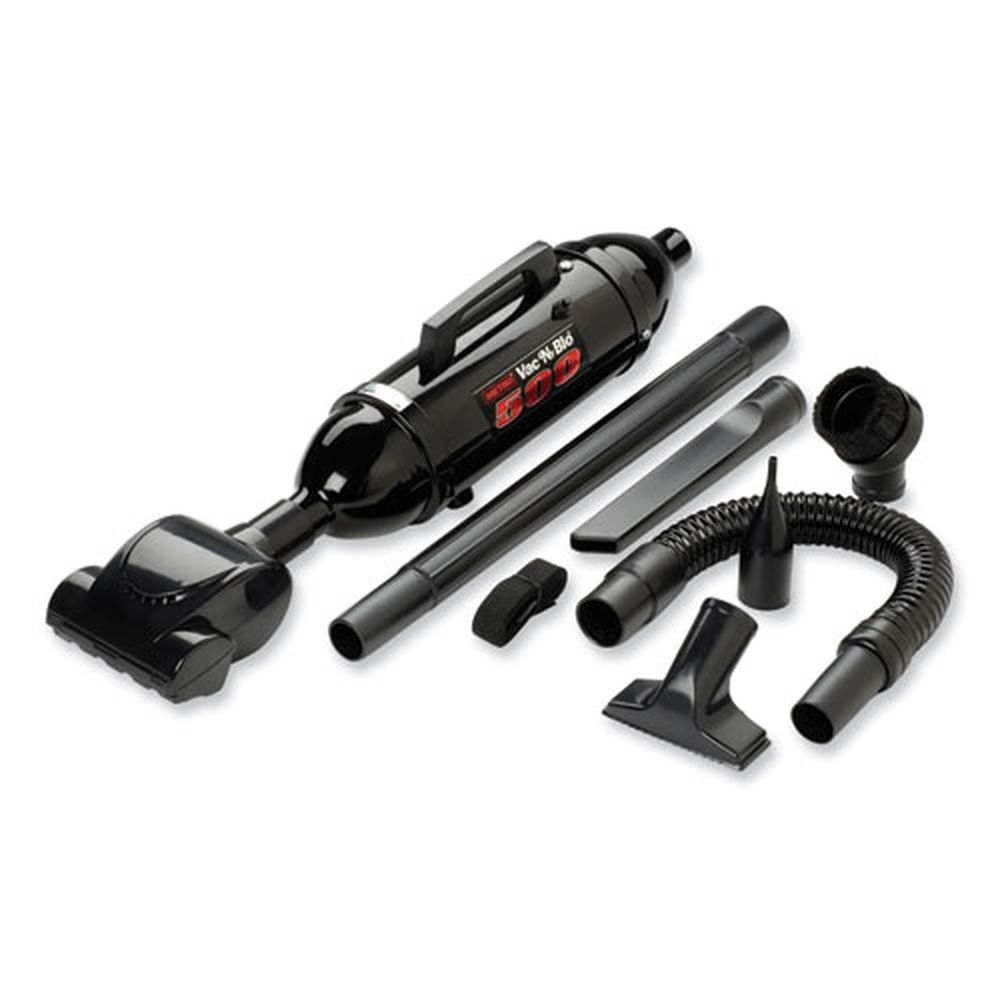 MetroVac Vac 'n Blo 500 Black Vacuum/Blower with Pet Turbo Brush