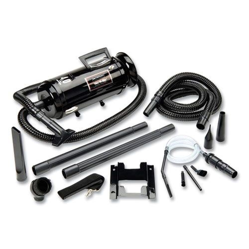 MetroVac Vac 'n Blo Black Automotive Professional Detailing Vacuum/Blower, 10 x 28 x 16 inch