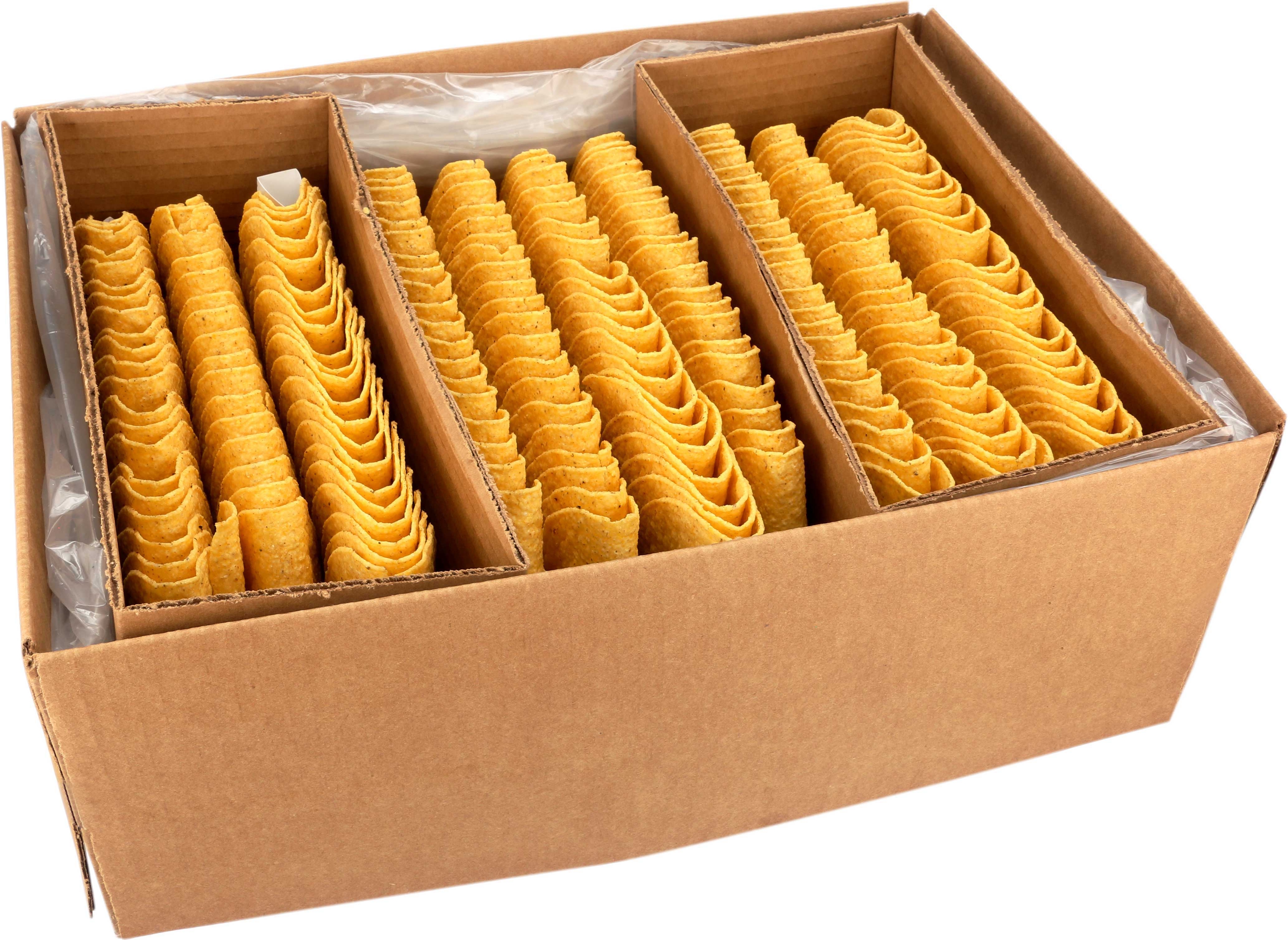 Mexican 6 inch Original Whole Grain Yellow Corn Taco Shell, 6.5 Pound.