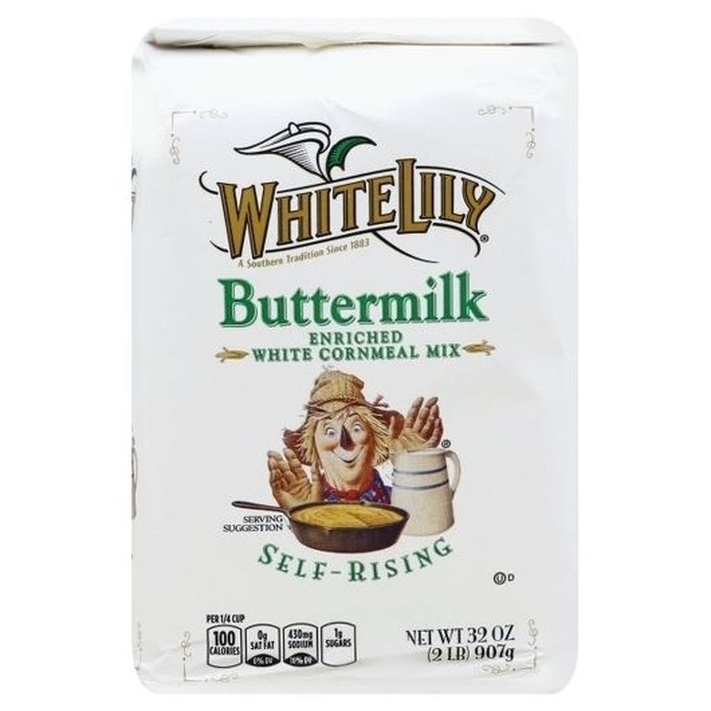 White Lily Buttermilk Self Rising Corn Meal, 32 Ounce -- 12 per case