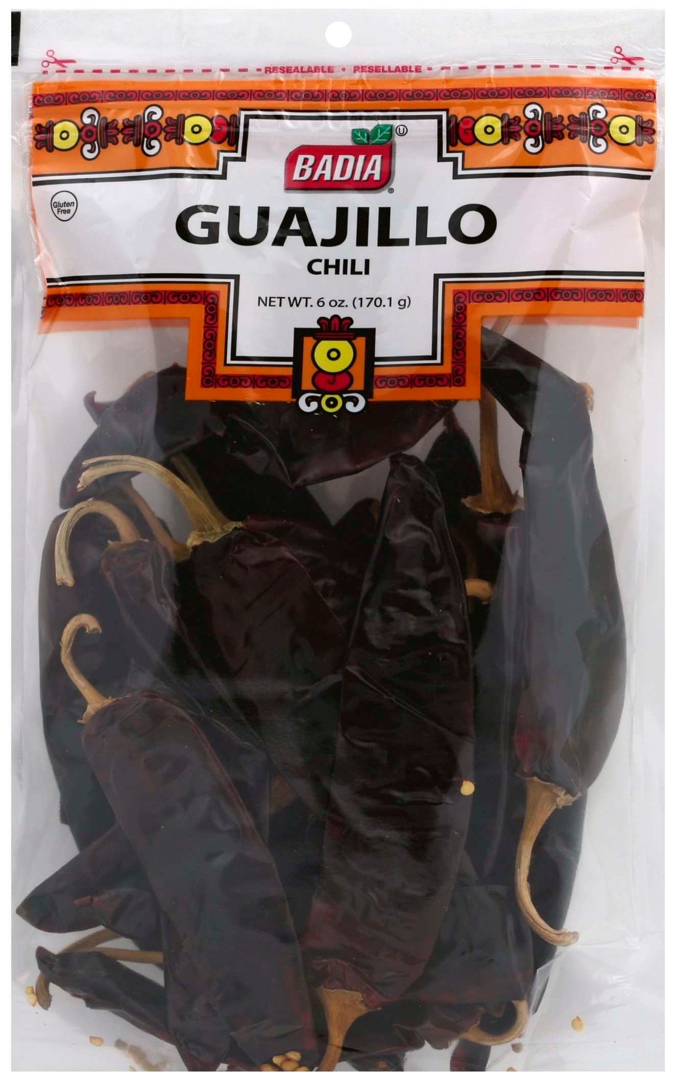 Badia Guajillo Chili Peppers, 6 Ounce Bag -- 12 per case