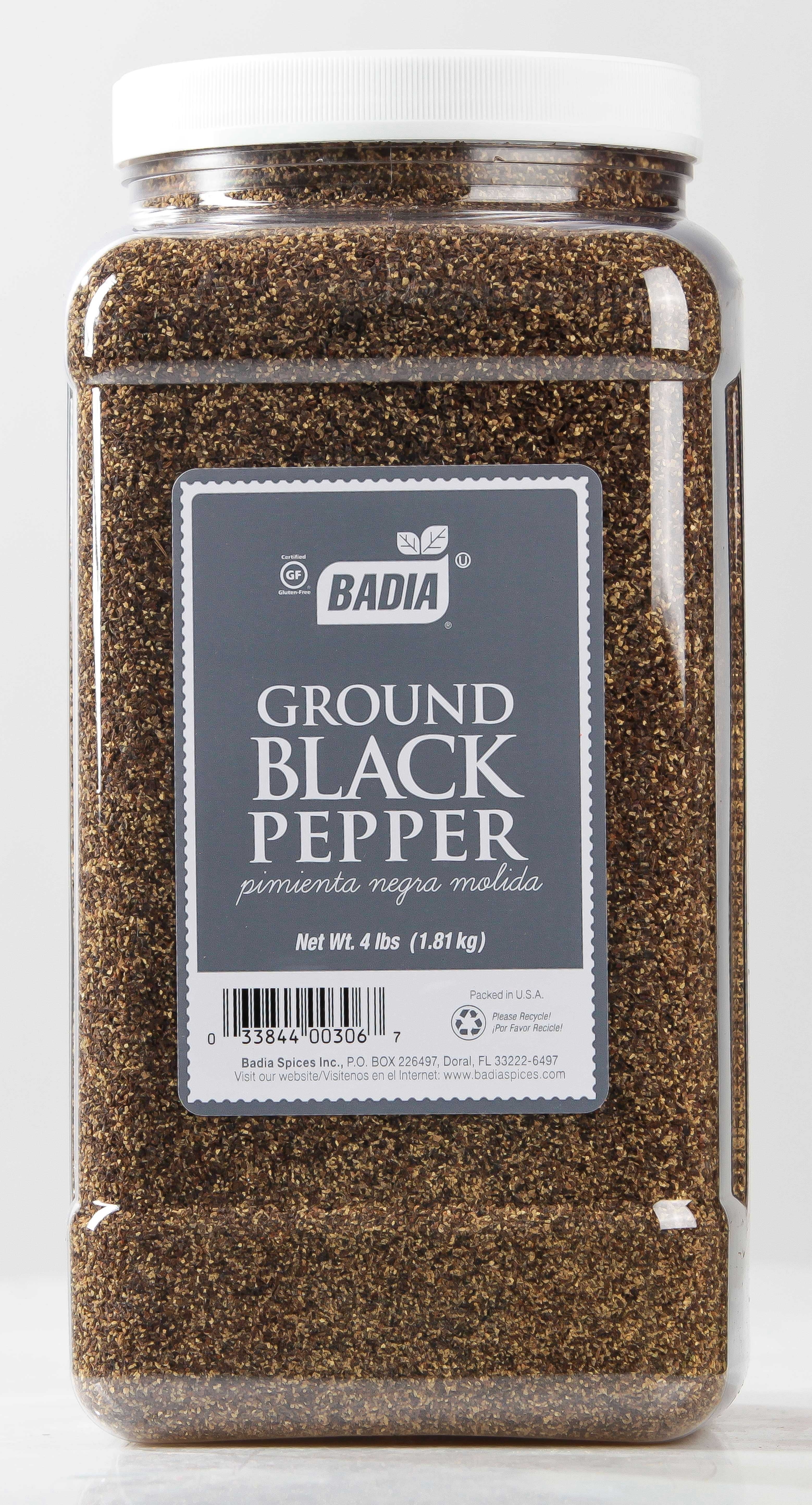 Badia Ground Black Pepper, 4 Pound -- 4 per case