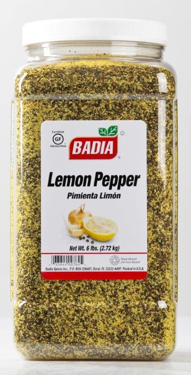 Badia Lemon Pepper, 6 Pound -- 4 per case