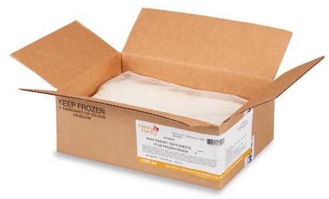 Henry and Henry 10 x 15 inch Puff Pastry Sheet Dough, 12 Ounce -- 20 per case.