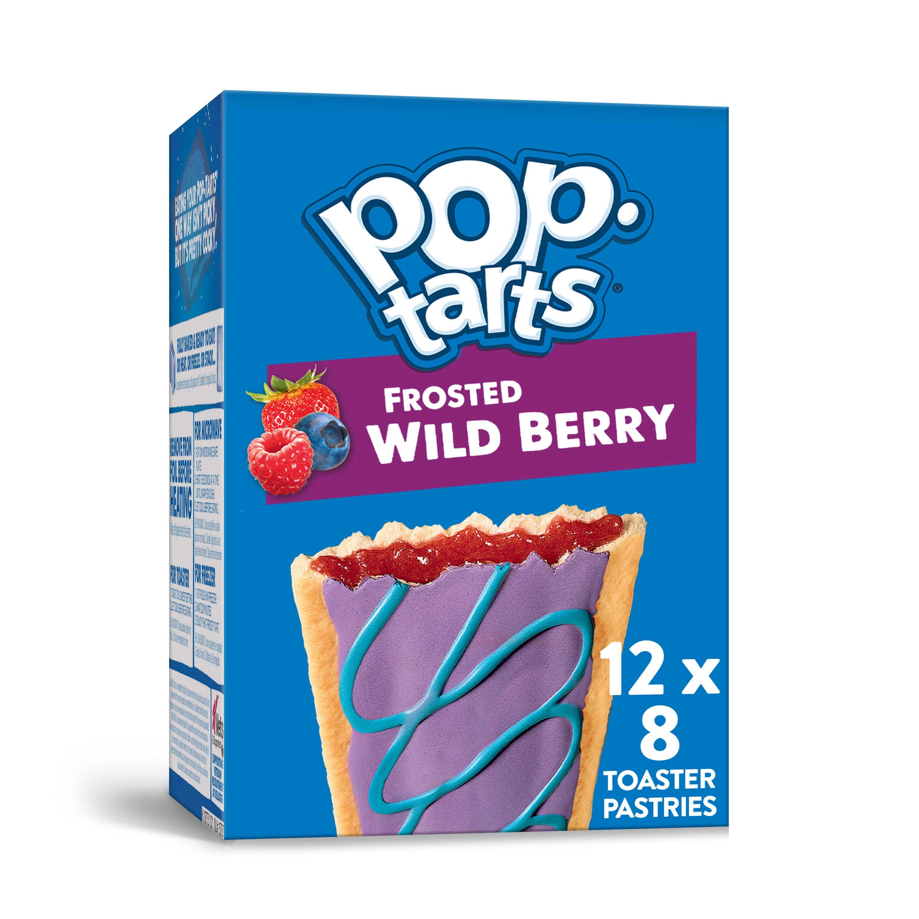 Kelloggs Pop-Tarts Wild Berry Toaster Pastries, 13.5 Ounce -- 12 per case