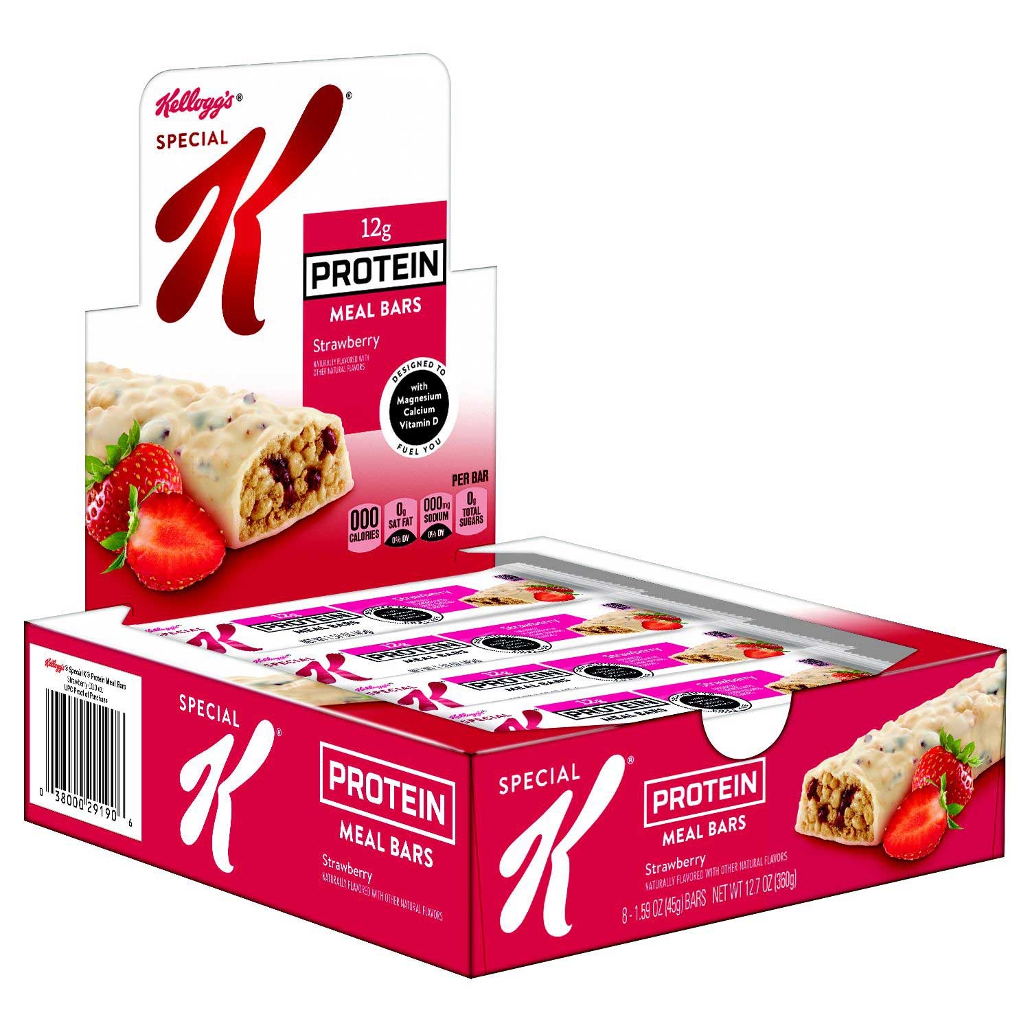Kelloggs Special K Strawberry Cereal Bar -- 48 per case.