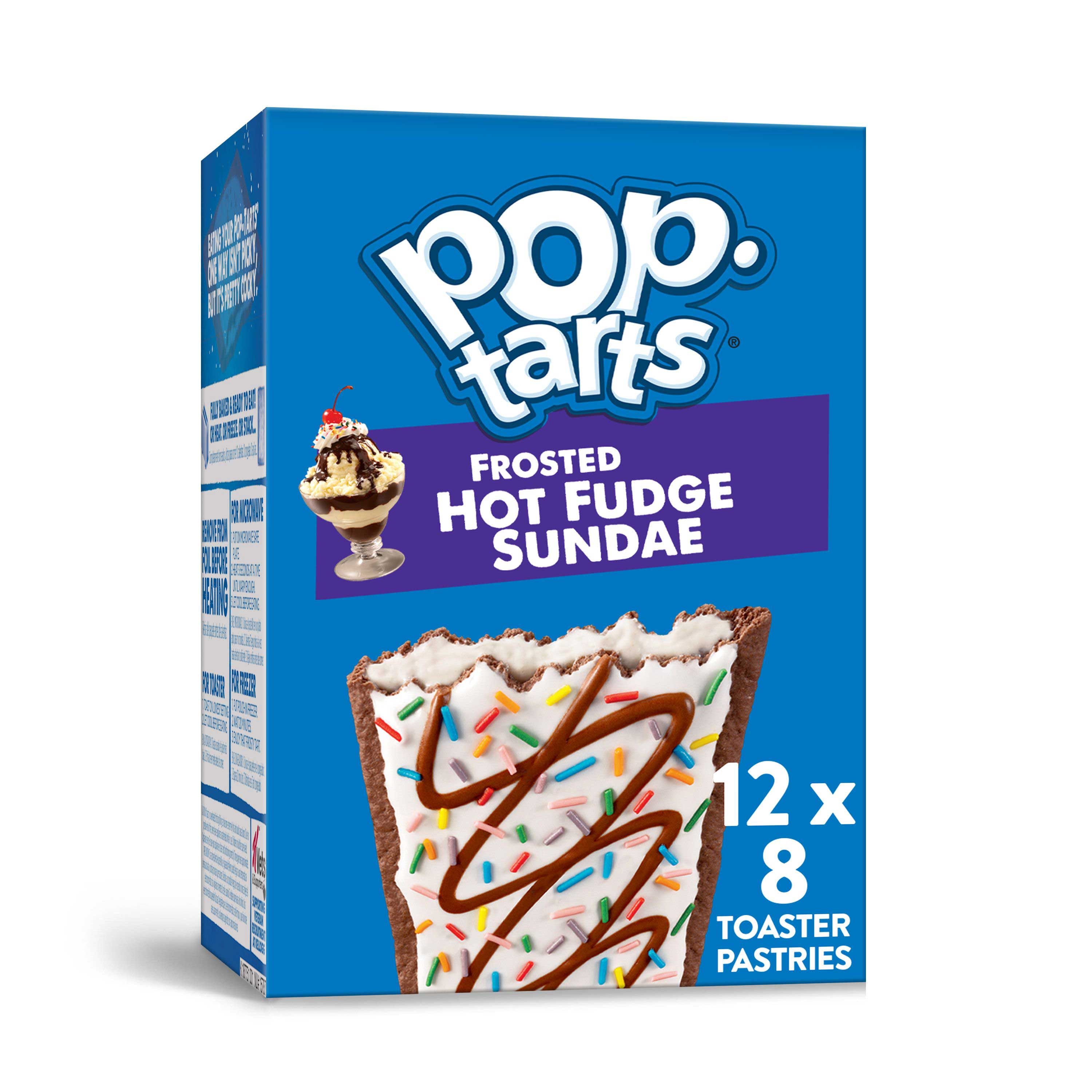 Kellogg's Pop-Tarts Frosted Hot Fudge Sundae Toaster Pastry, 13.5 ounce -- 12 packs per case