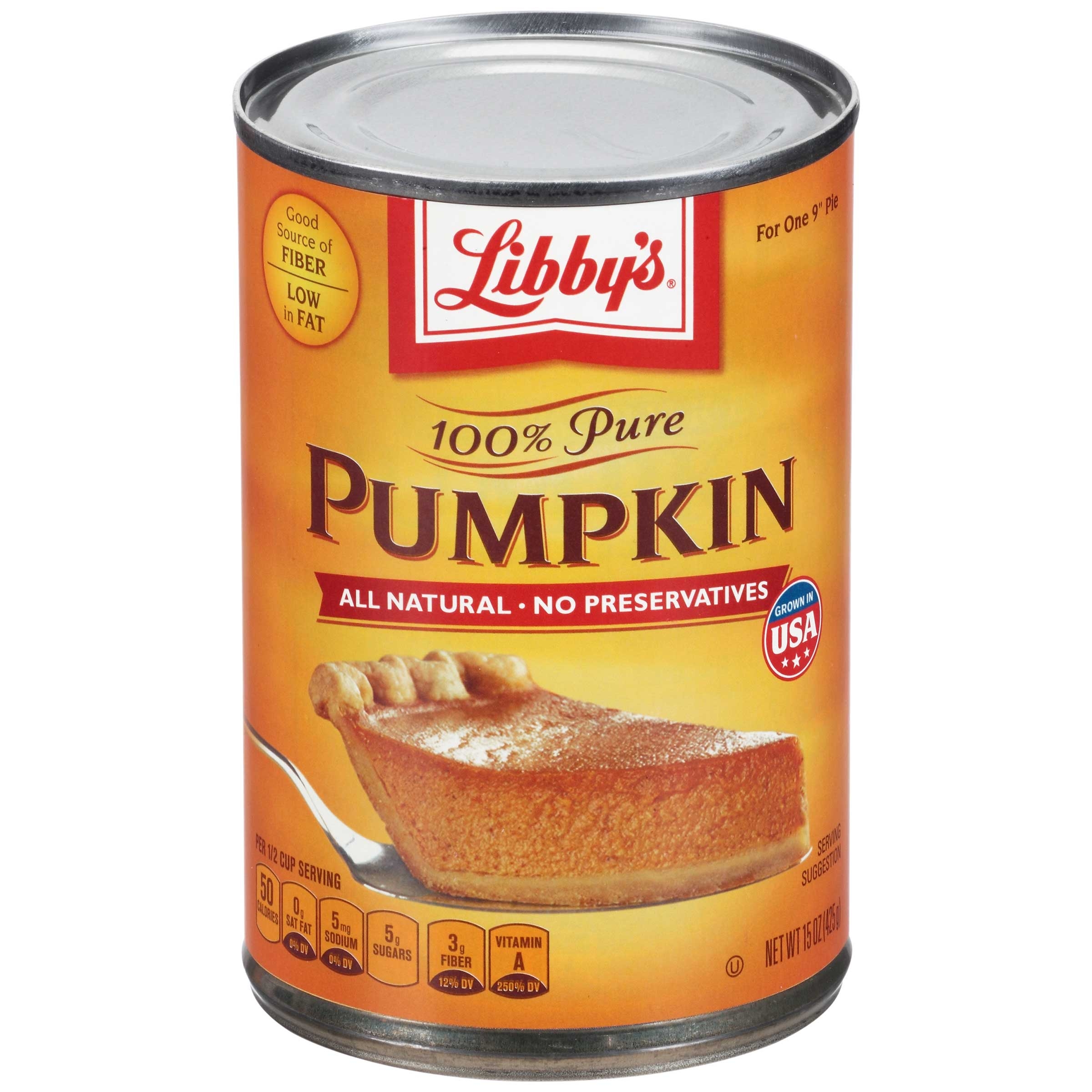 Libbys Pure Pumpkin, 15 Ounce -- 24 per case.