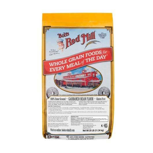 Bobs Red Mill Garbanzo Bean Flour, 25 Pound