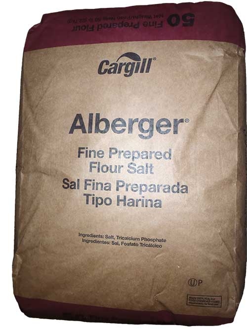 Cargill Alberger Salt Flour, 50 Pound.