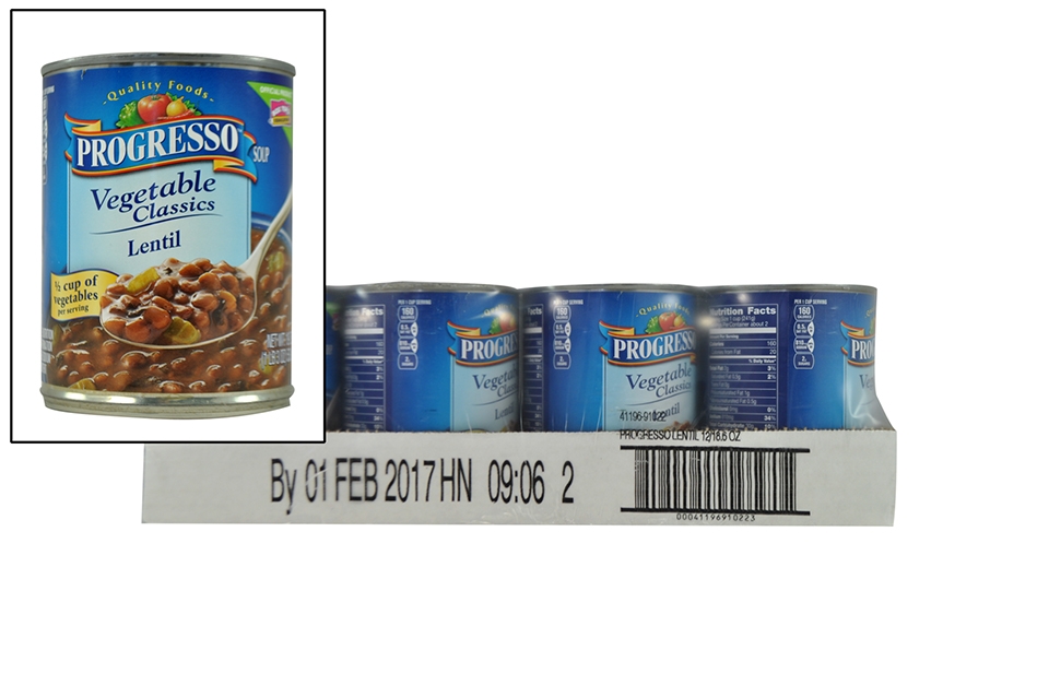 Progresso Lentil Soup, 19 Ounce -- 12 per case.
