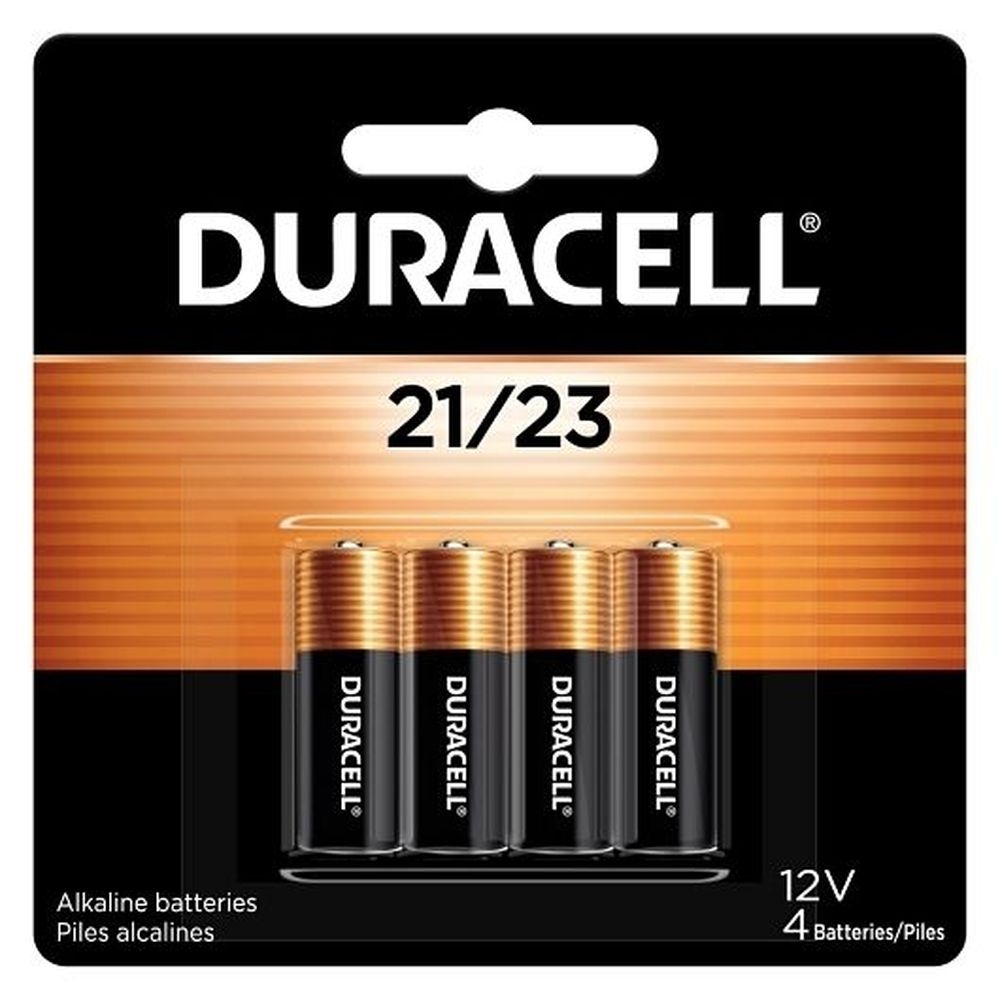Duracell 21/23 Alkaline Specialty Battery, 4 count -- 36 per case